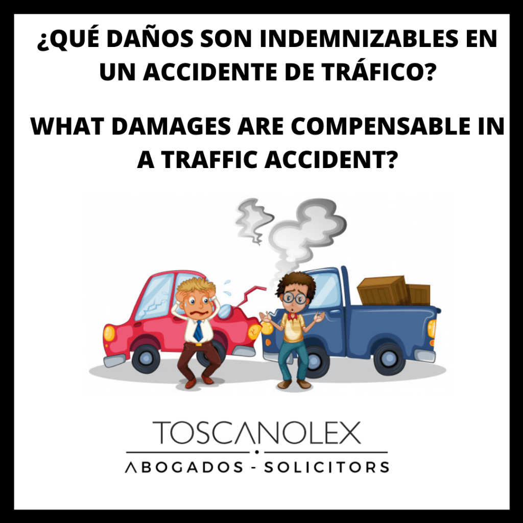 ¿QUÉ DAÑOS SON INDEMNIZABLES EN UN ACCIDENTE DE TRÁFICO?