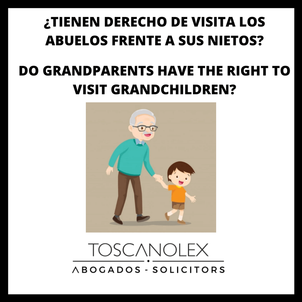 ¿TIENEN DERECHO DE VISITA LOS ABUELOS FRENTE A SUS NIETOS?