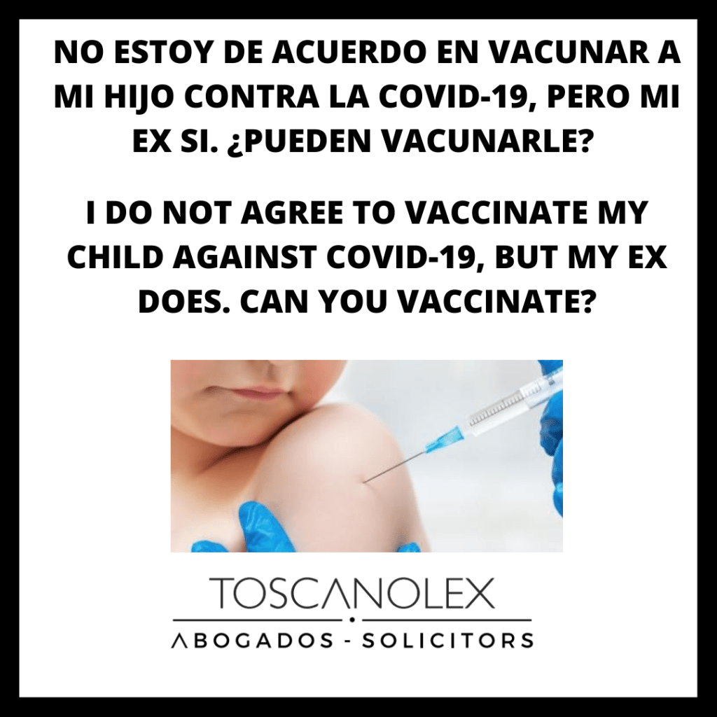 COVID-19: ¿TU EX QUIERE VACUNAR A TU HIJO PERO TU NO?