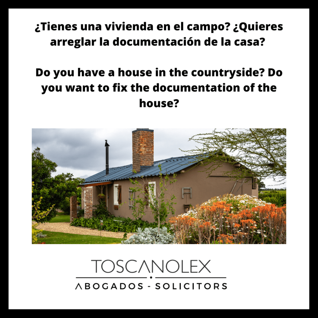 TIENES VIVIENDA EN EL CAMPO?
